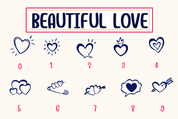 Beautiful Love Font - Preview 3