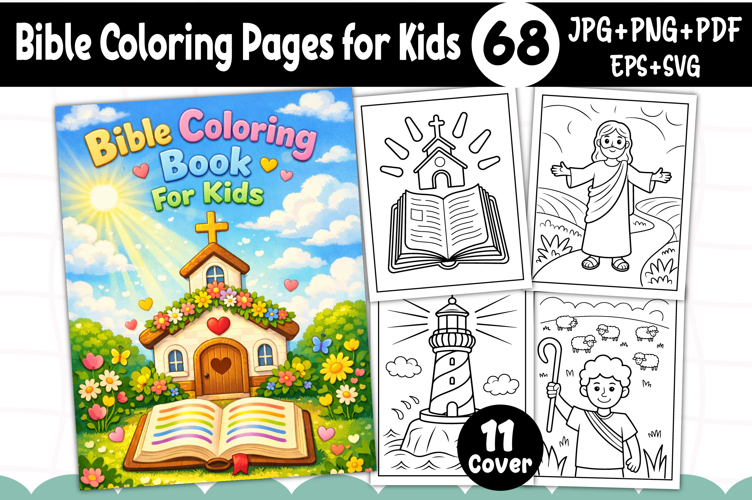 Bible Coloring Pages for Kids