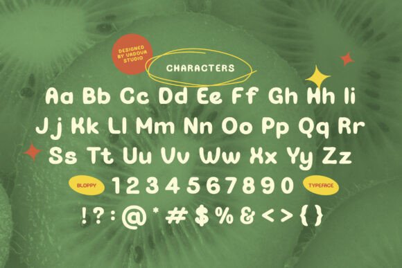 Bloppy Font - Preview 1