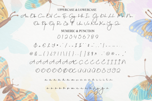 Butterfly Font - Preview 6