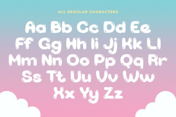 Chunkaloo Font PNG with transparent background - Preview 1