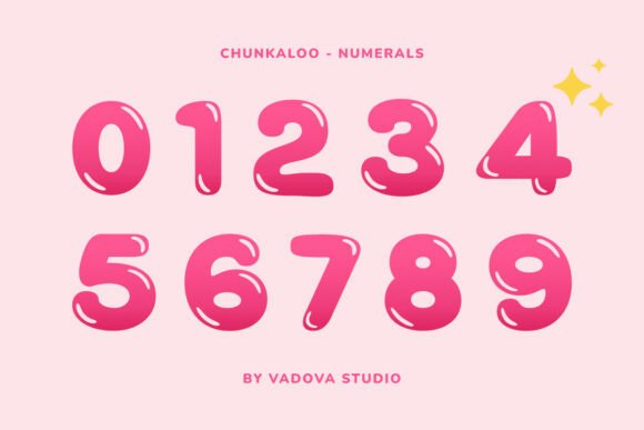 Chunkaloo Font PNG with transparent background - Preview 2