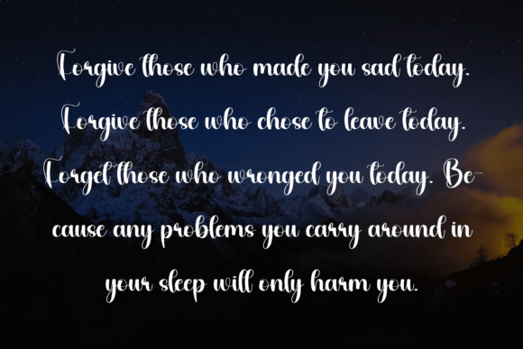 Creative Light Font PNG with transparent background - Preview 5