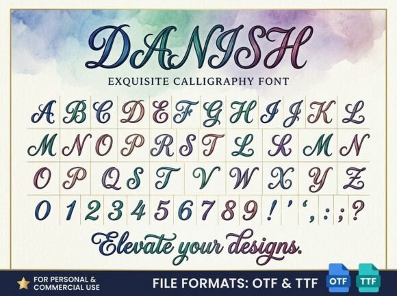 Danish Font - Preview 2