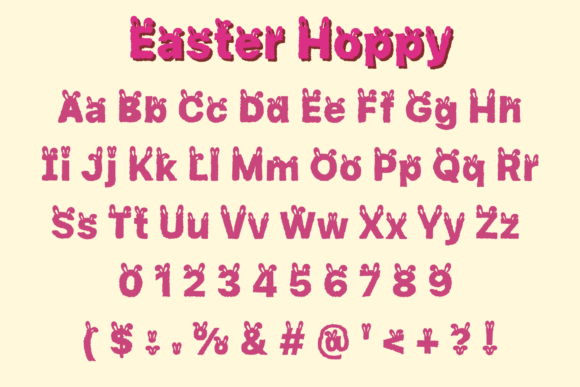 Easter Hoppy Font - Preview 3