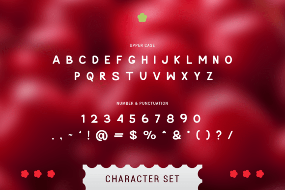 Floofe Font PNG with transparent background - Preview 1