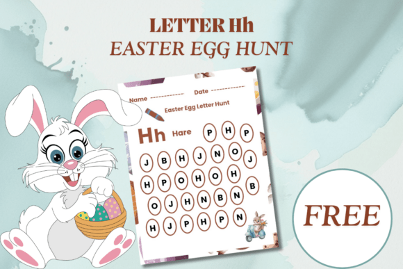 Easter Alphabet Find and Color Worksheet Graphic by The Teaching ...