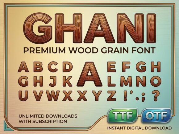 Ghani Font - Preview 1