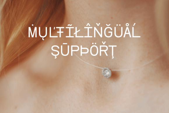 Imonospace Font font preview - 3