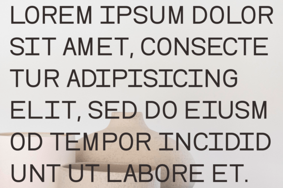 Imonospace Font font preview - 4