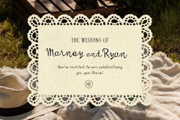 Locked Whisper Font PNG with transparent background - Preview 3