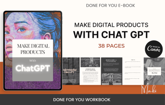 Make Digital Products with ChatGPT Ebook