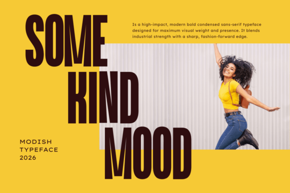 Modish Font PNG with transparent background - Preview 4