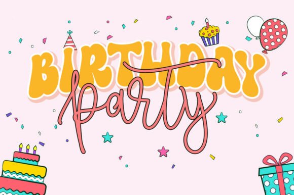 Pinky Honey Font PNG with transparent background - Preview 2