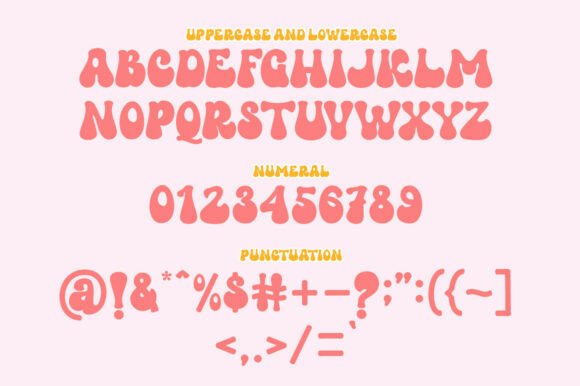 Pinky Honey Font PNG with transparent background - Preview 6