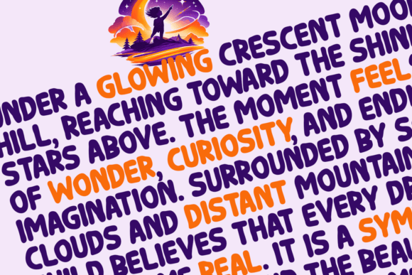 Prime Wonder Font font preview - 3
