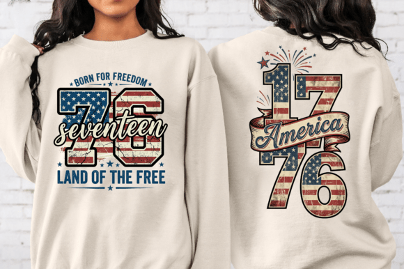 4th July 1776 PNG Front Back Patriotic