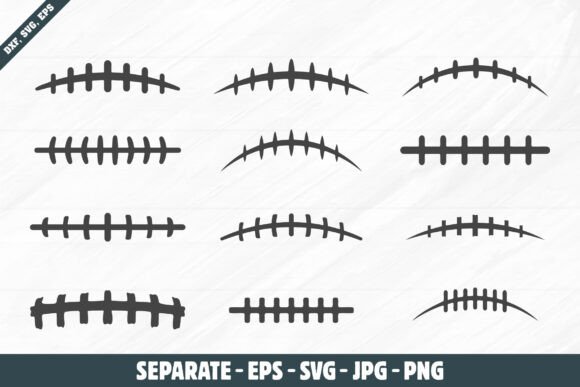 American Football Laces Svg, Laces Svg