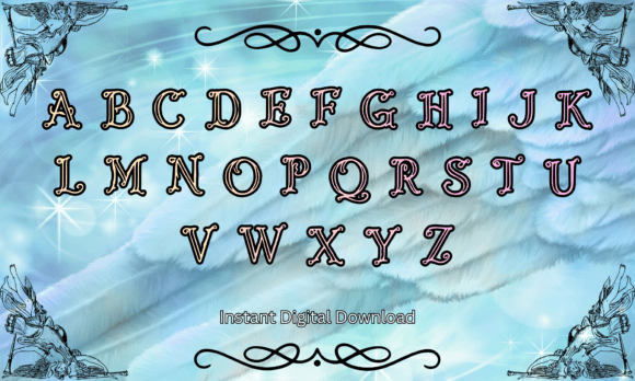 Angelic Filigree Font - Preview 1