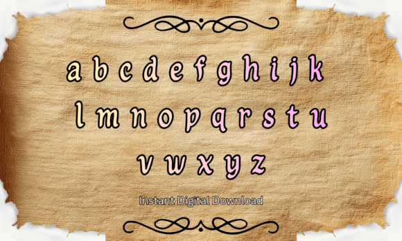 Antique Scroll Font - Preview 2