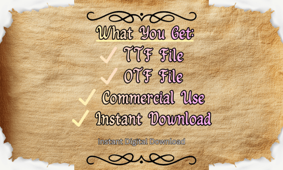Antique Scroll Font - Preview 5