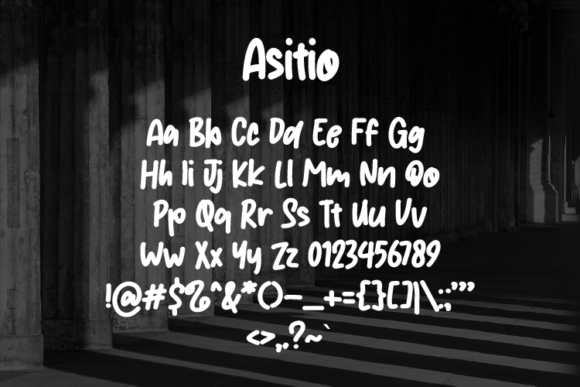 Asitio Font - Preview 1