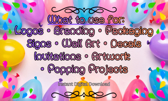 Balloon Pop Font - Preview 4