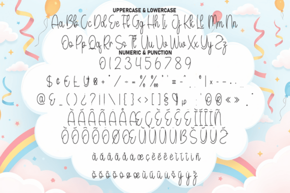 Birthday Lovely Font - Preview 6