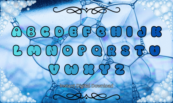 Bubble Foam Font - Preview 1