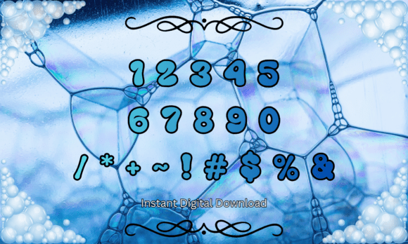 Bubble Foam Font - Preview 3