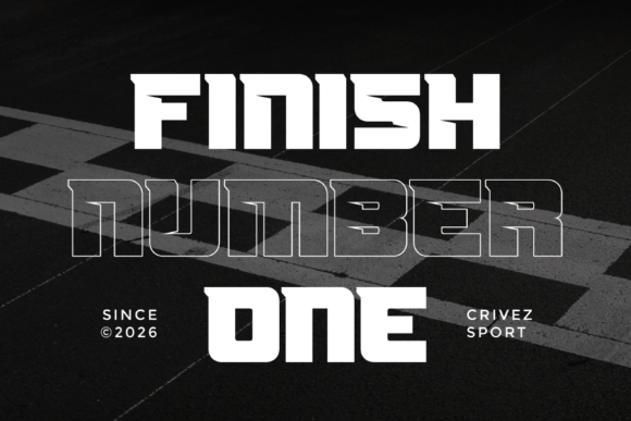 Crivez Font PNG with transparent background - Preview 1