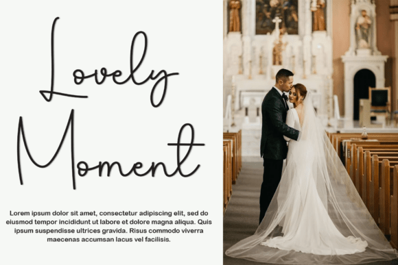 Delight Photography Font - Preview 1