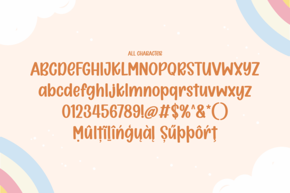 Dreamy Rainbow Font - Preview 4