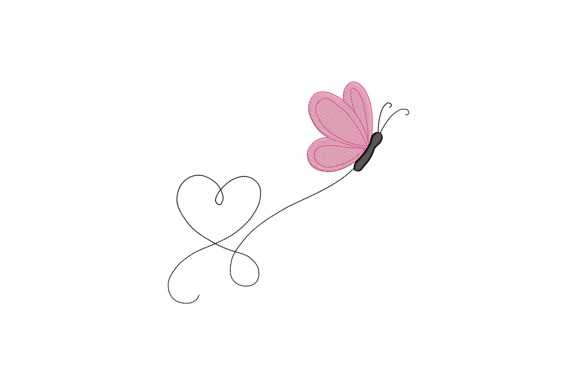 Flying Butterfly Heart