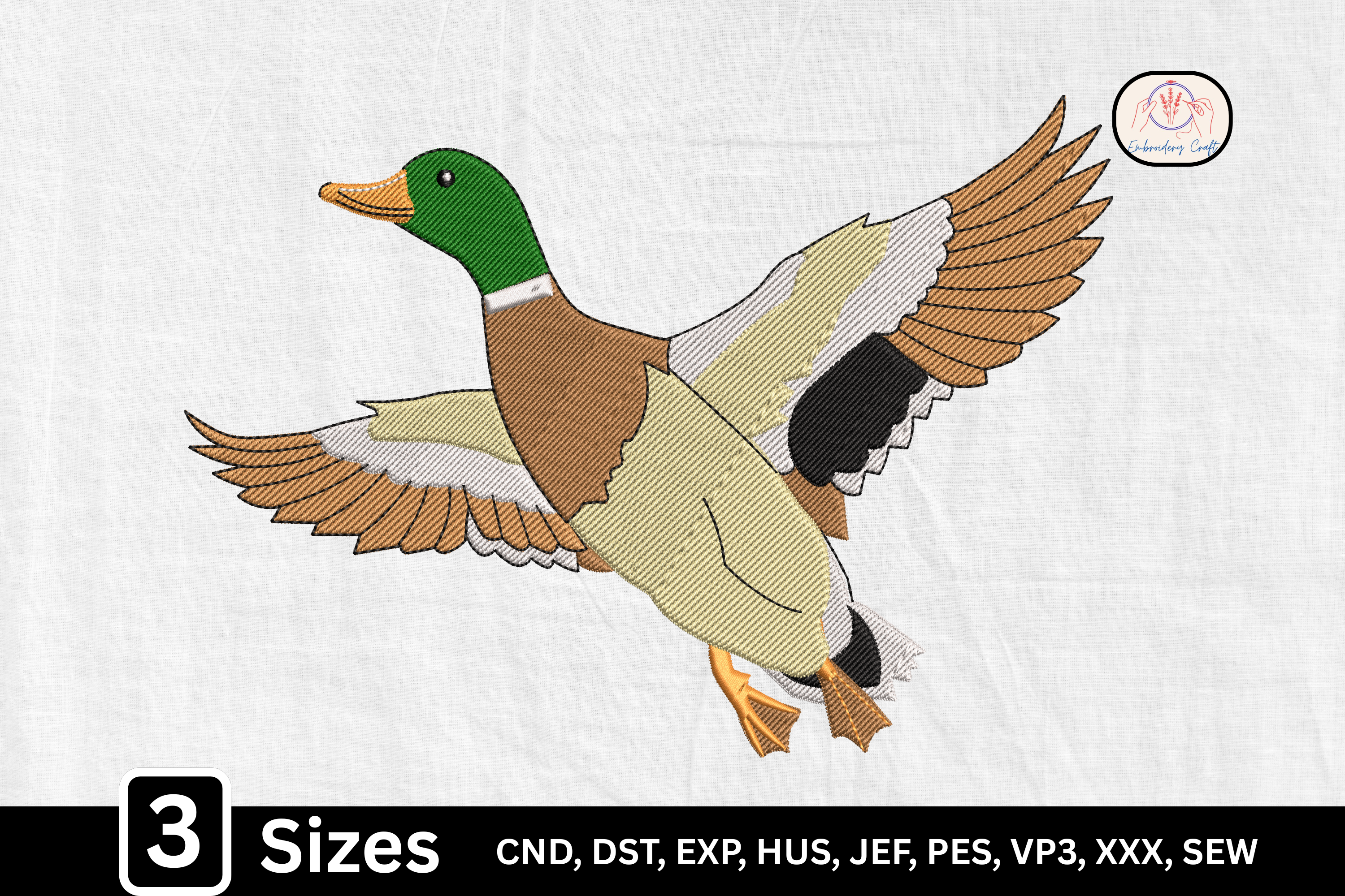 Flying Mallard Hunting Duck
