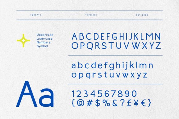 Forgate Font - Preview 1