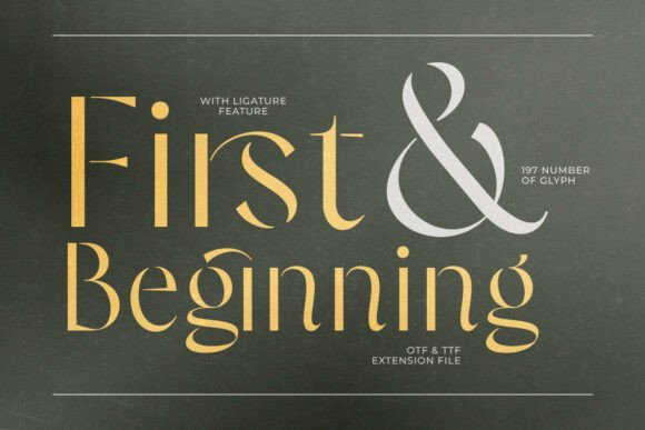 Glavoire Font - Preview 1