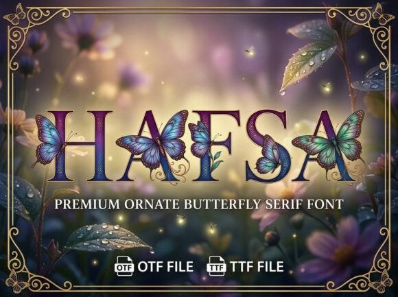 Hafsa Font PNG with transparent background - Preview 2