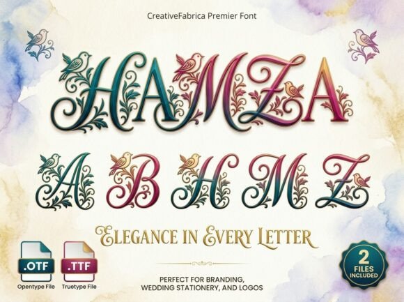 Hamza Font - Preview 2