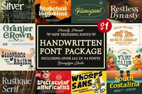 Handwritten Font Package