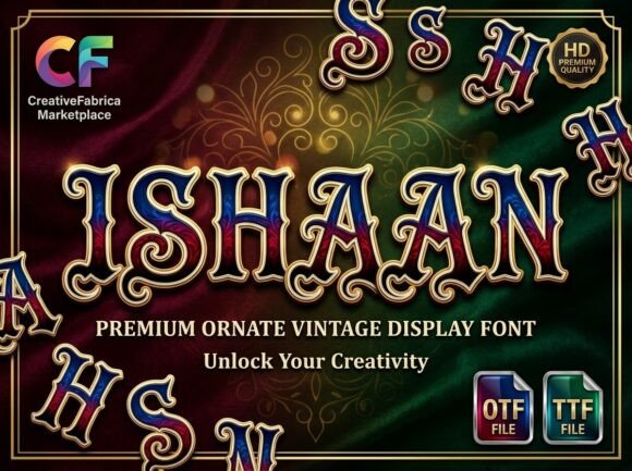 Ishaan Font PNG with transparent background - Preview 1