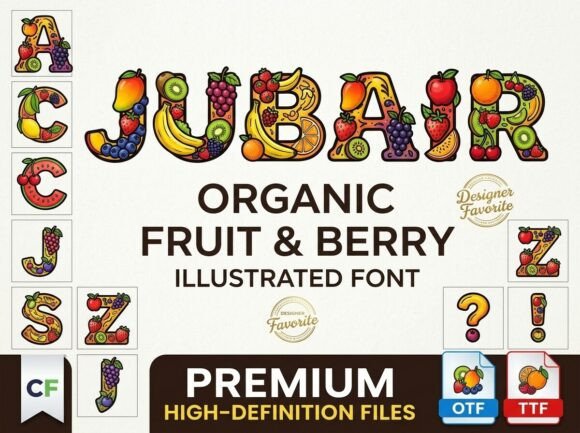 Jubair Font PNG with transparent background - Preview 2