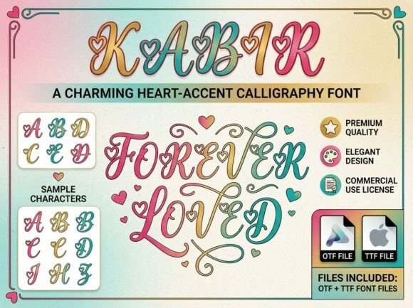 Kabir Font PNG with transparent background - Preview 2