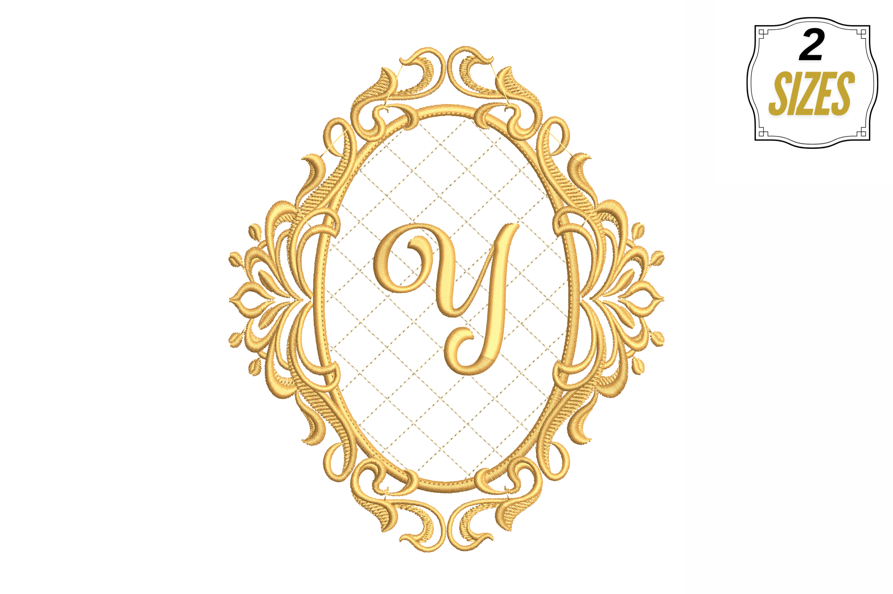 Letter Y in a Beautiful Frame