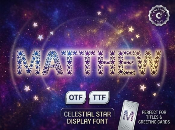 Matthew Font PNG with transparent background - Preview 2