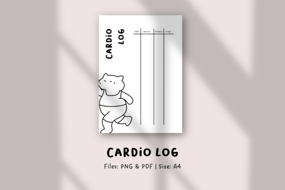 Minimalist Cardio Tracking Sheet