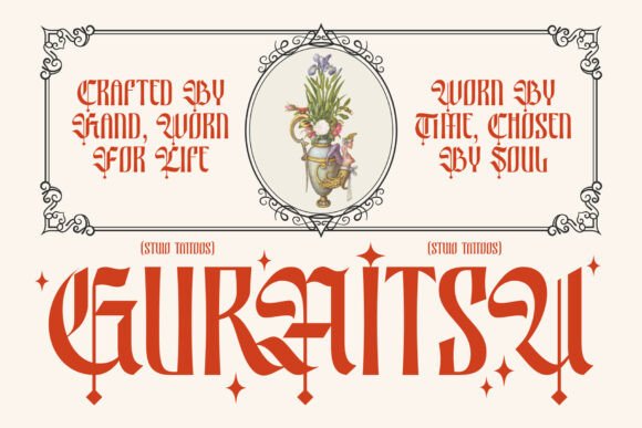 Nocthira Font PNG with transparent background - Preview 1