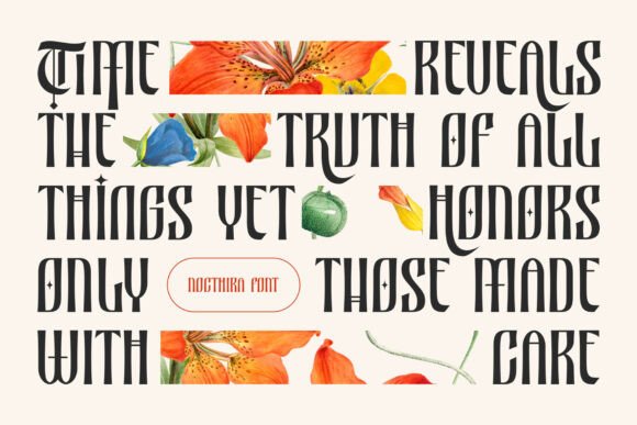 Nocthira Font PNG with transparent background - Preview 2