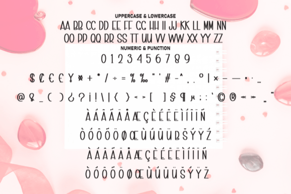 Planner Valentine Font PNG with transparent background - Preview 6