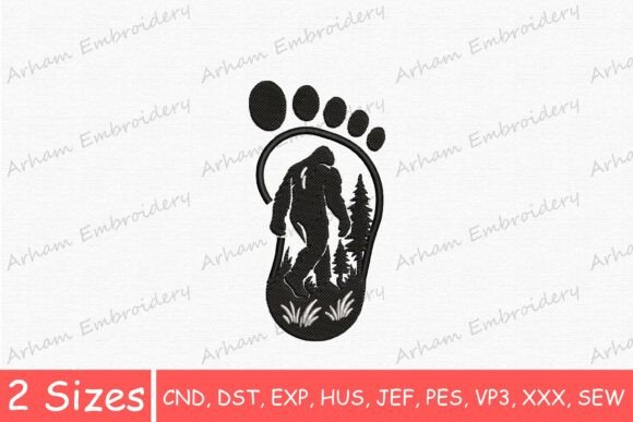 Sasquatch Footprint, Bigfoot Track